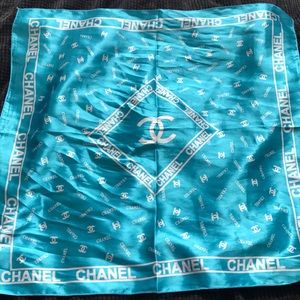 Chanel silk scarf